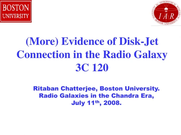 (More) Evidence of Disk-Jet Connection in the Radio Galaxy 3C 120