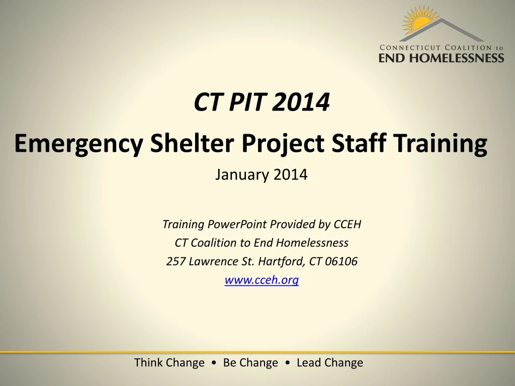 ct pit 2014 emergency shelter project staff