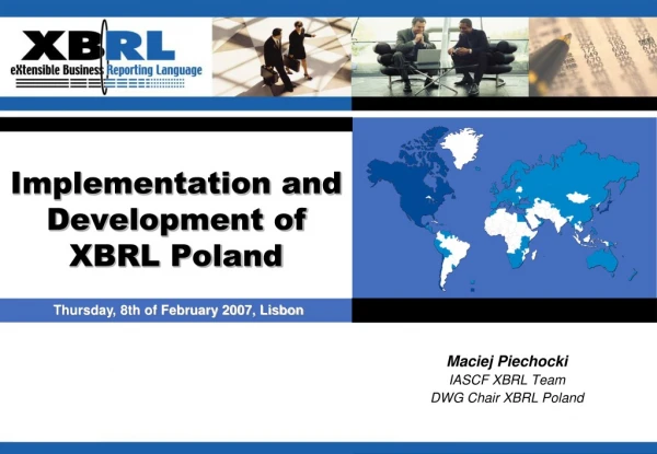 Implementation and  Development of XBRL Poland