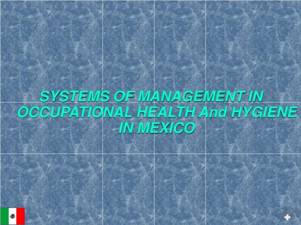 SYSTEMS OF MANAGEMENT IN OCCUPATIONAL HEALTH And HYGIENE IN MEXICO