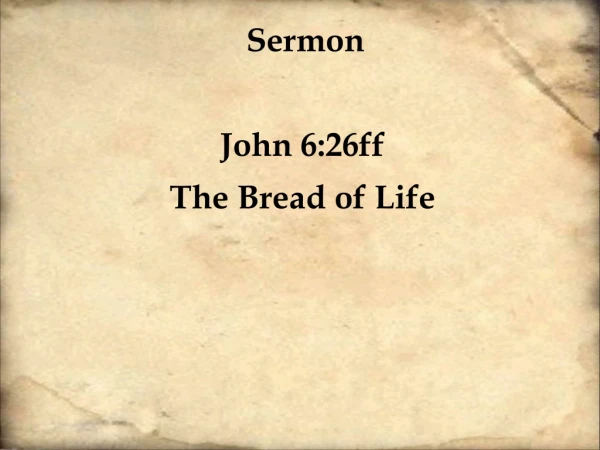 Sermon