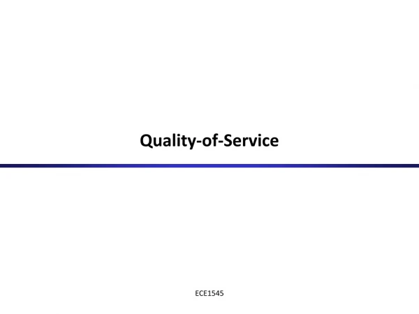 Quality-of-Service