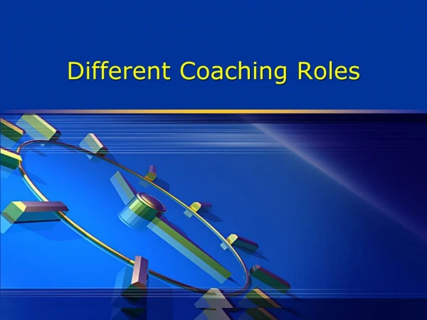 Different Coaching Roles