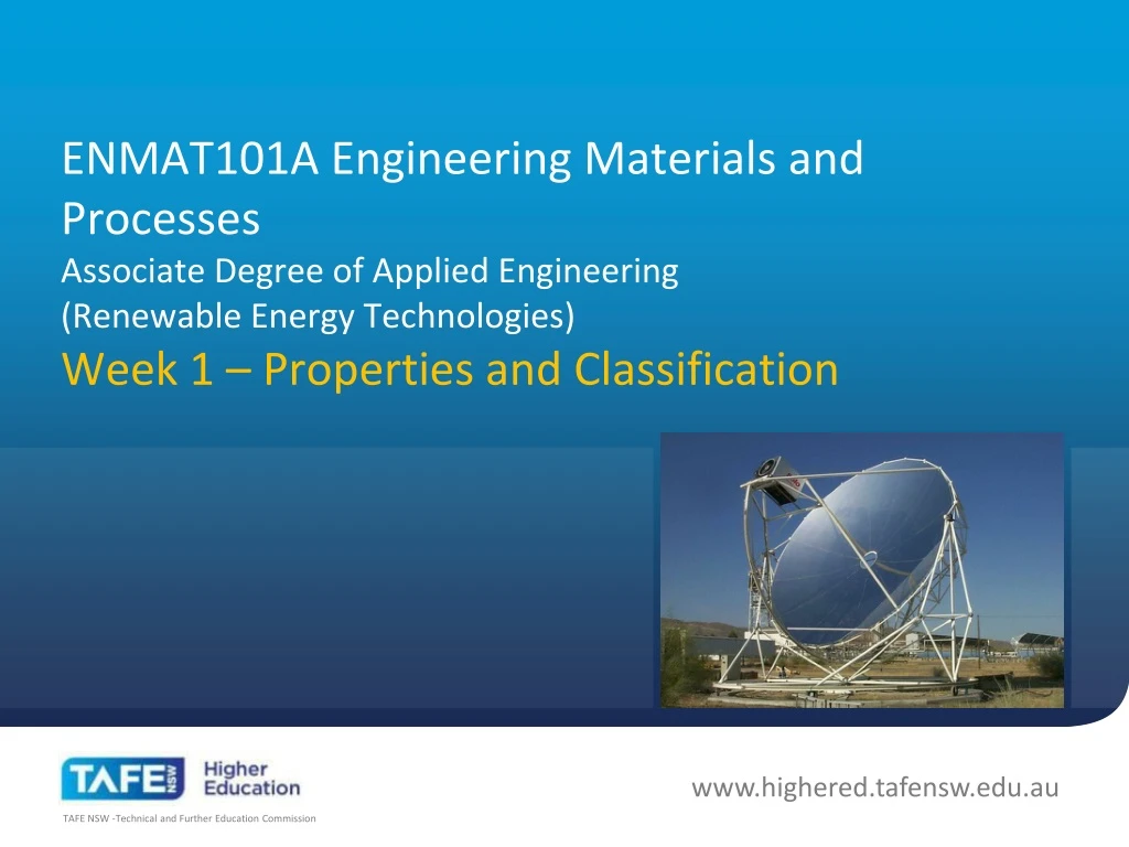 enmat101a engineering materials and processes