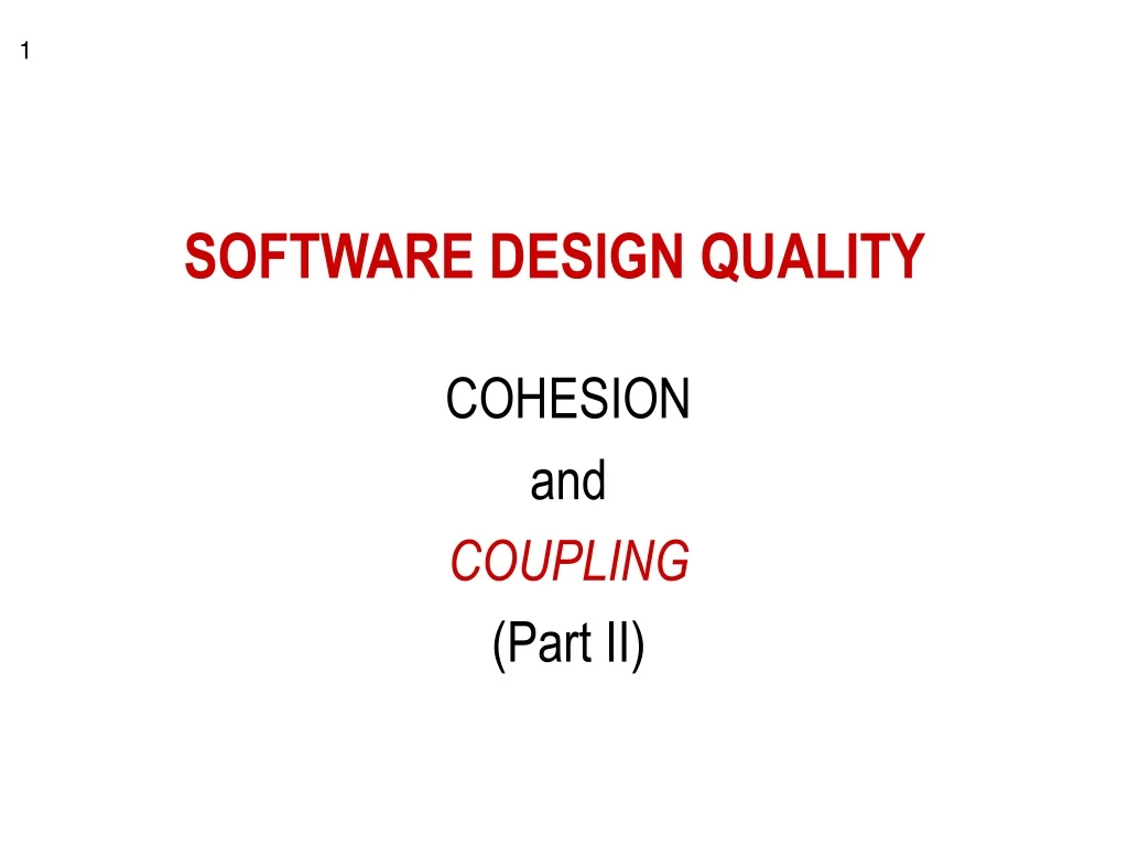 software design quality