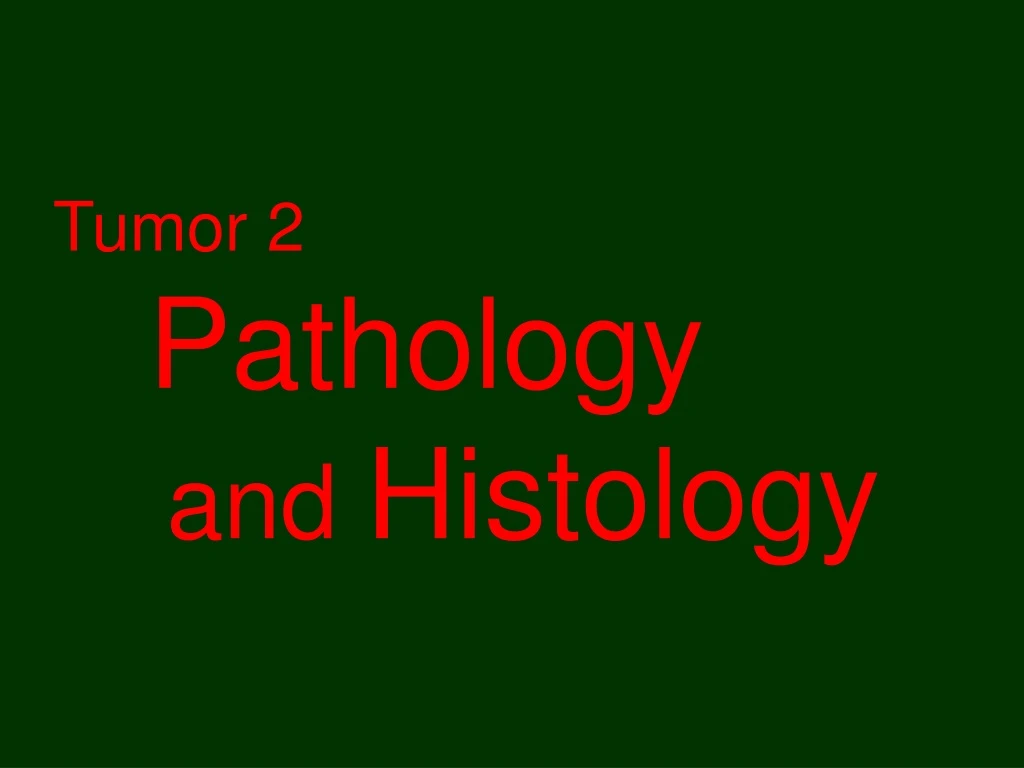 tumor 2 pathology and histology