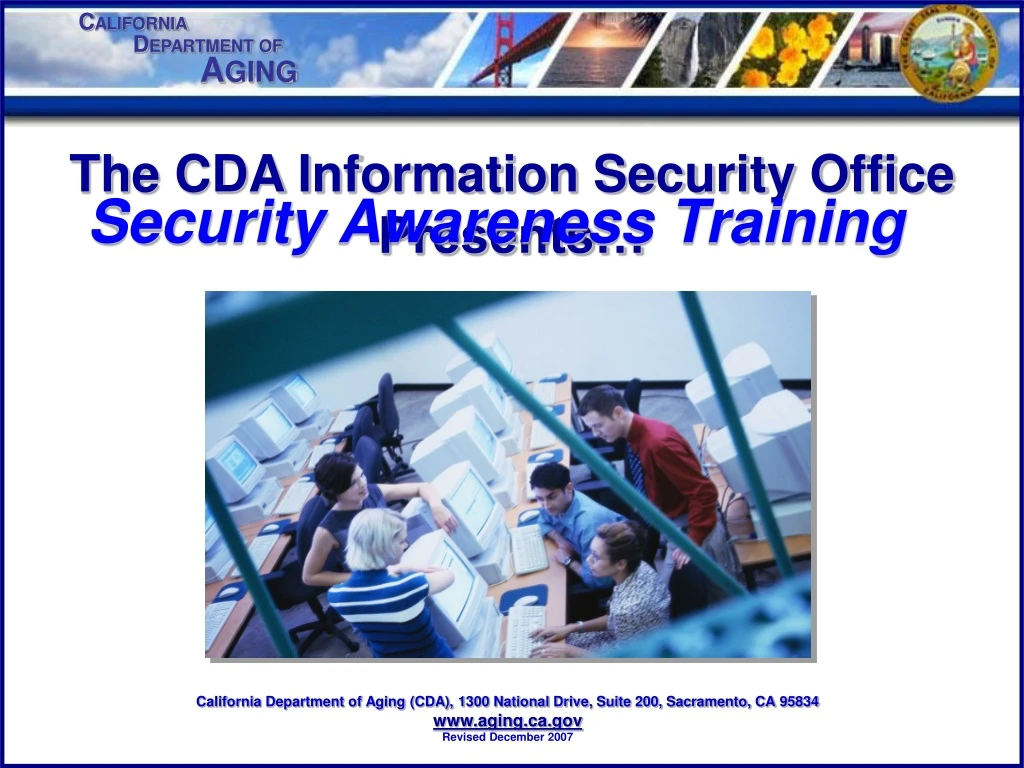 the cda information security office presents
