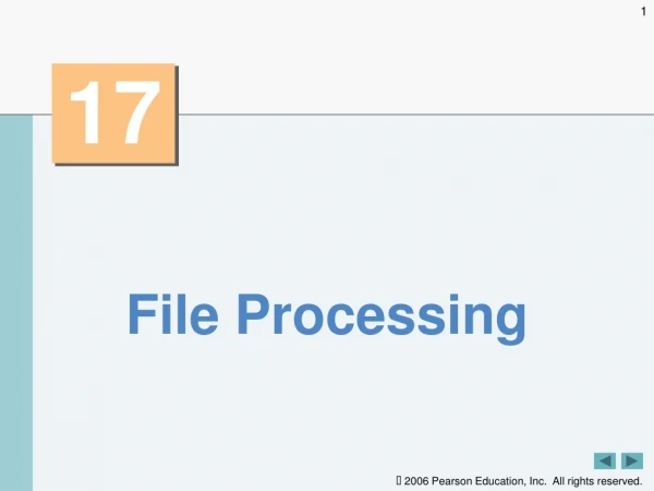 File Processing