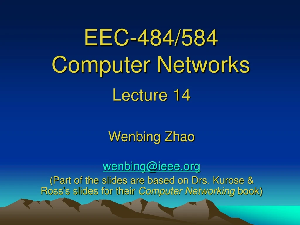 eec 484 584 computer networks