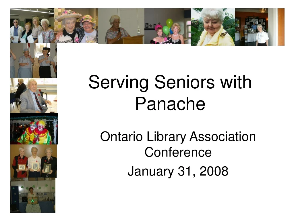 serving seniors with panache