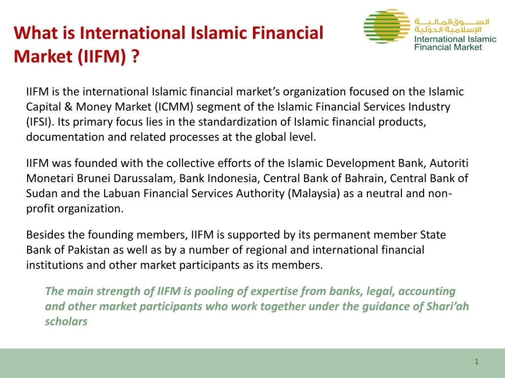 what is international islamic financial market iifm