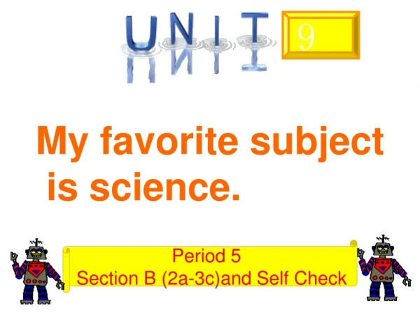 Period  5   Section B (2a-3c)and Self Check