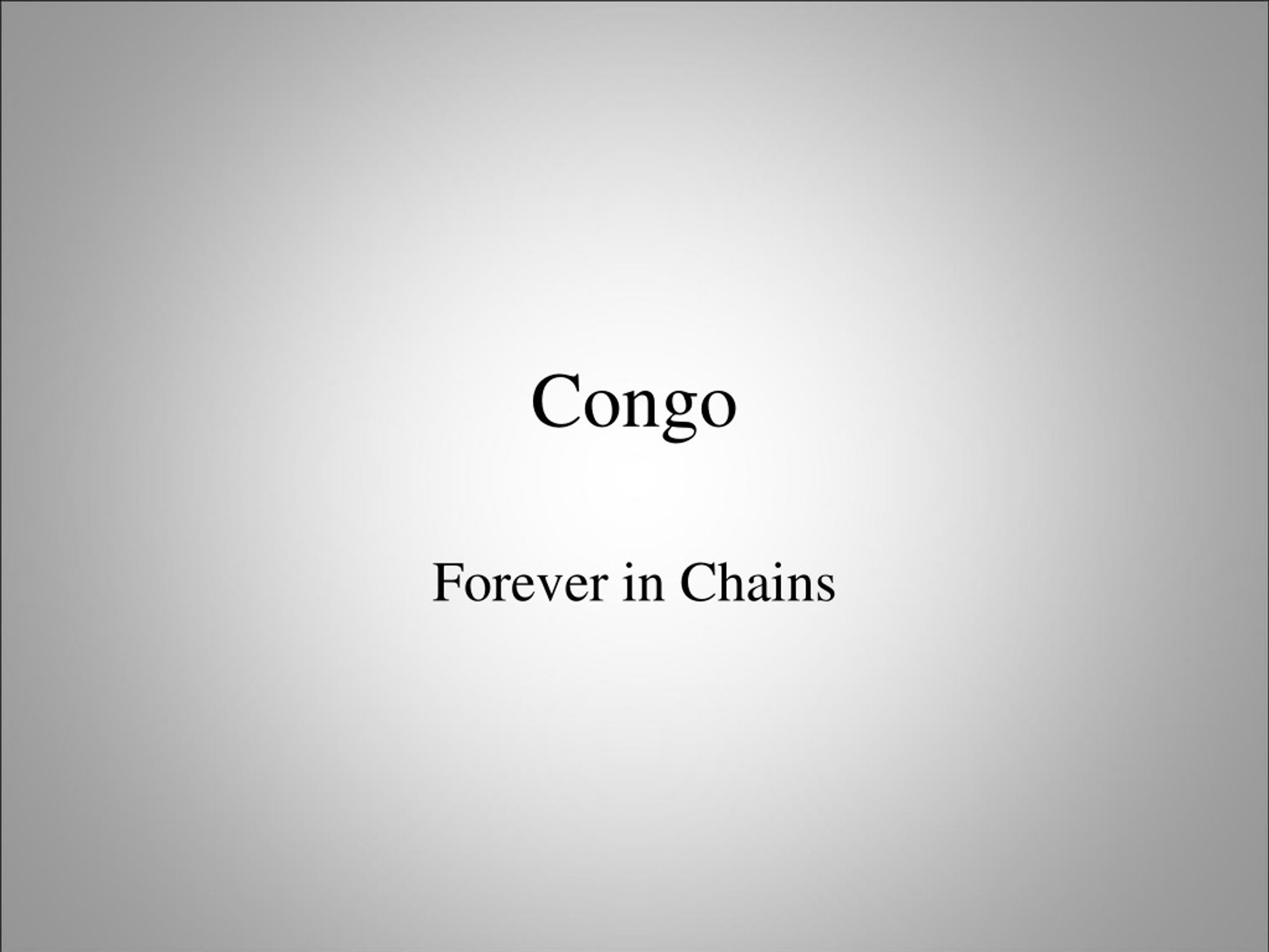 The Congo: A History of Exploitation and Diversity - slide 1