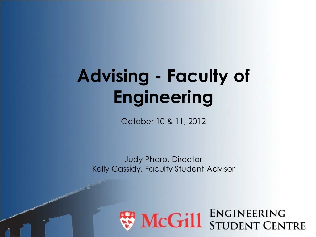 advising faculty of engineering october