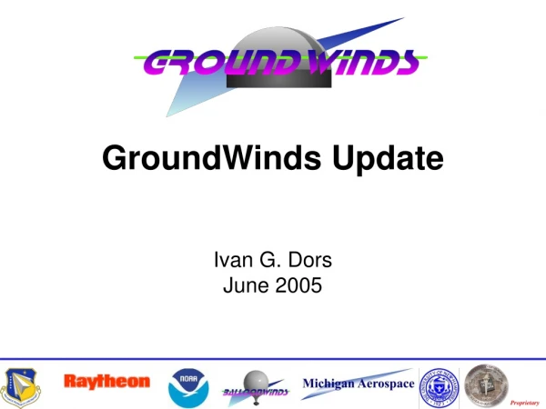 GroundWinds Update