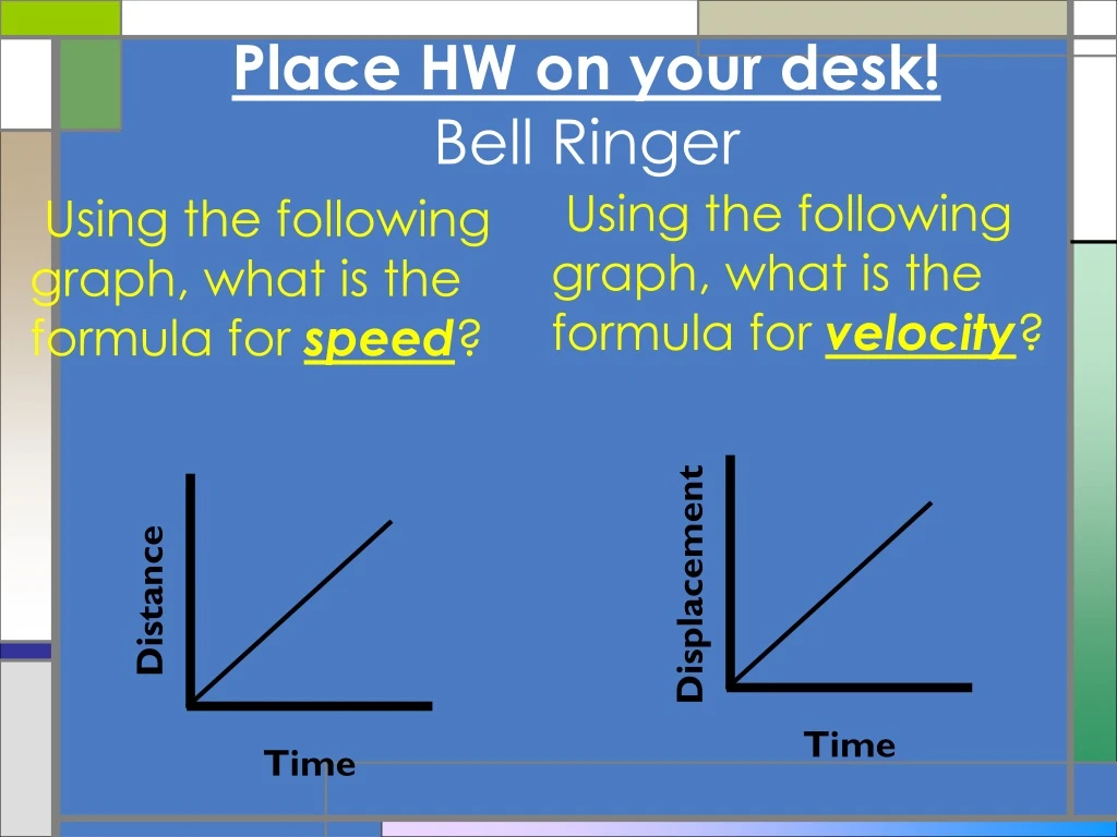 place hw on your desk bell ringer
