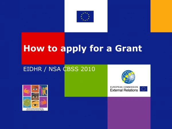 How to apply for a Grant