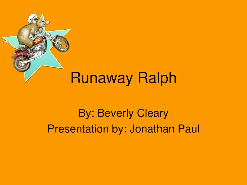 runaway ralph