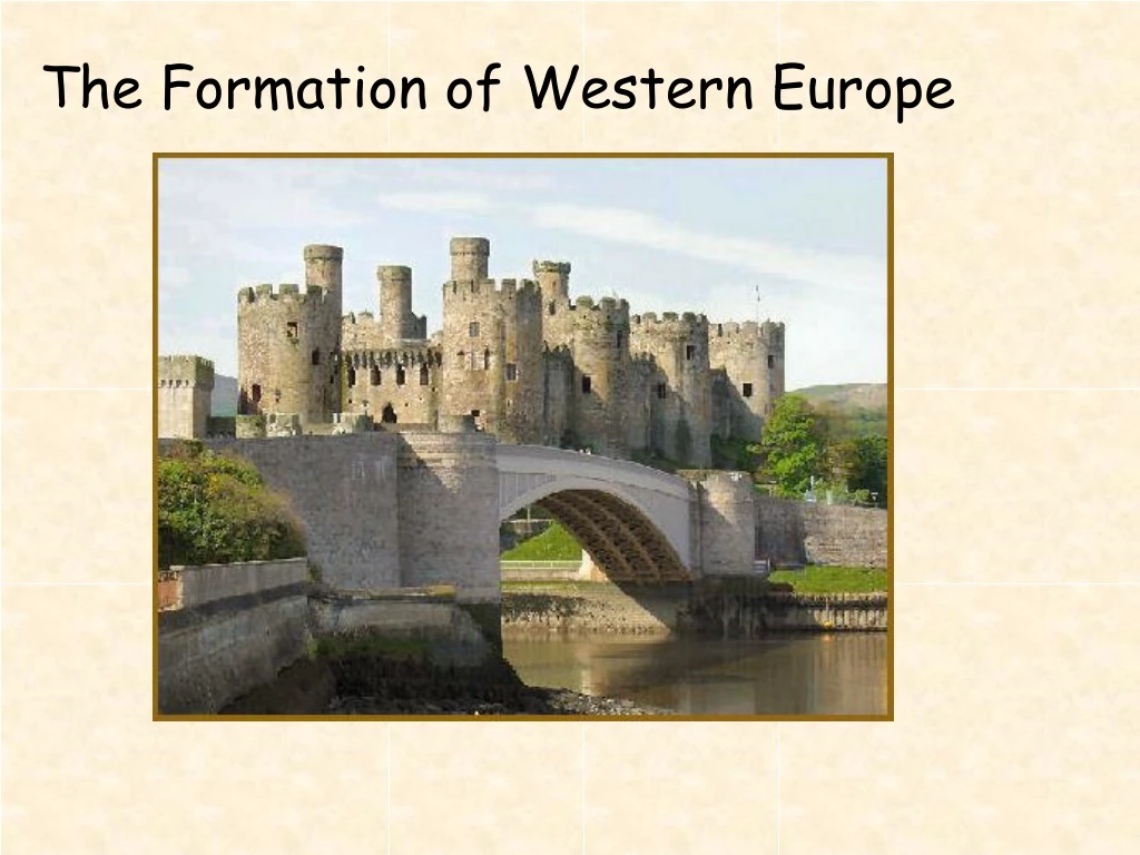 the formation of western europe