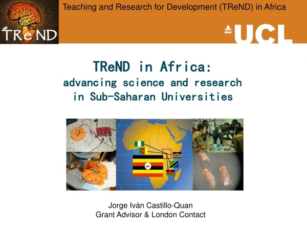TReND in Africa: advancing science and research in Sub-Saharan Universities