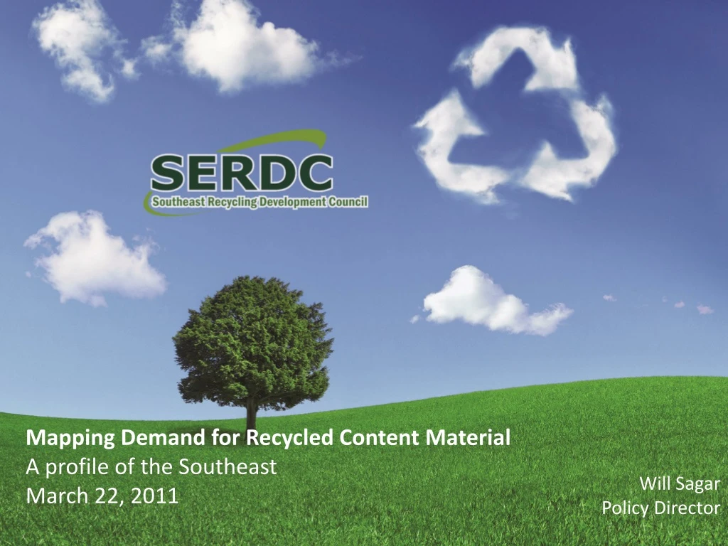 mapping demand for recycled content material