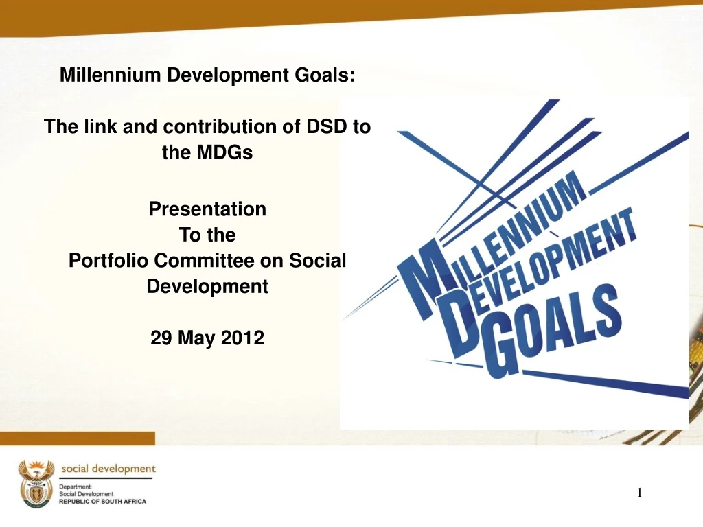 millennium development goals the link