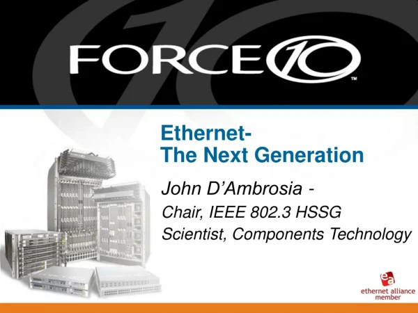 Ethernet-  The Next Generation