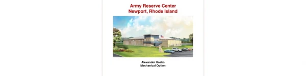 Army Reserve Center Newport, Rhode Island