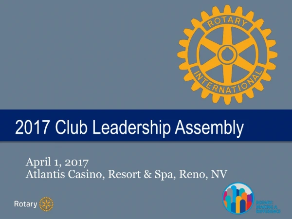 2017 Club Leadership Assembly
