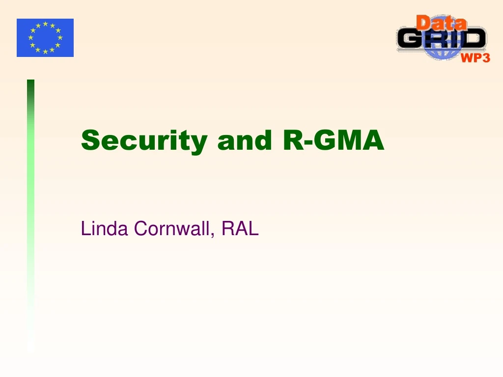 security and r gma
