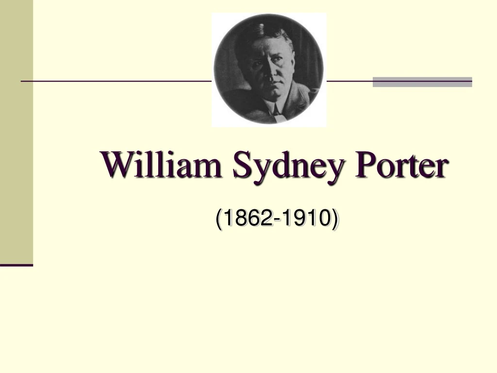 william sydney porter
