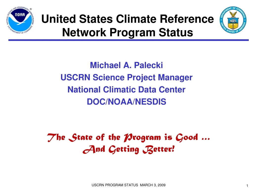 united states climate reference network program