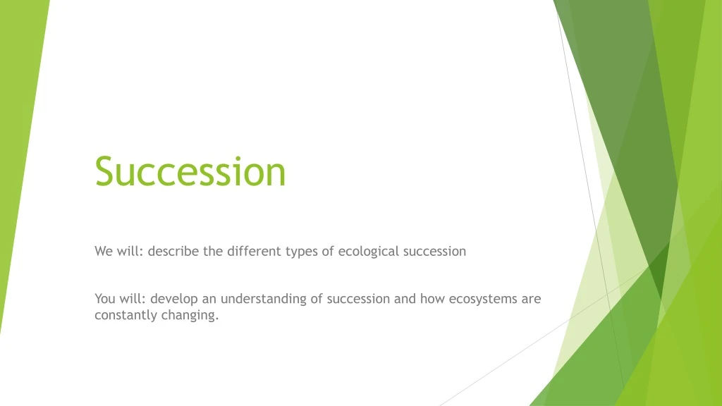succession
