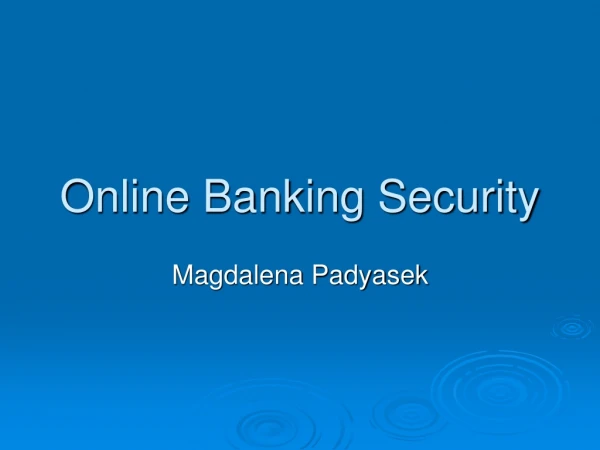 Online Banking Security