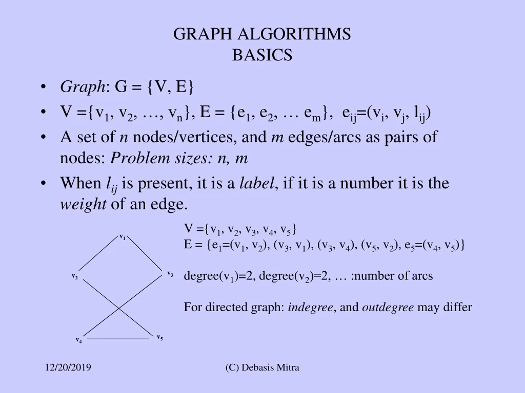 graph algorithms basics