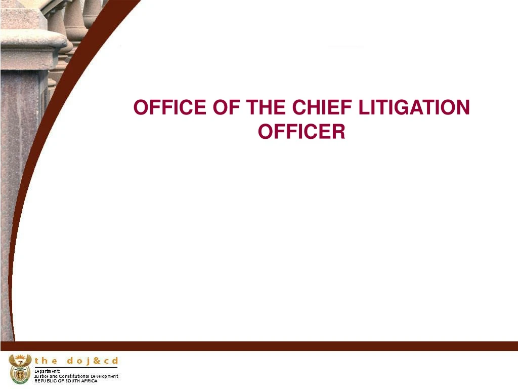 office of the chief litigation officer