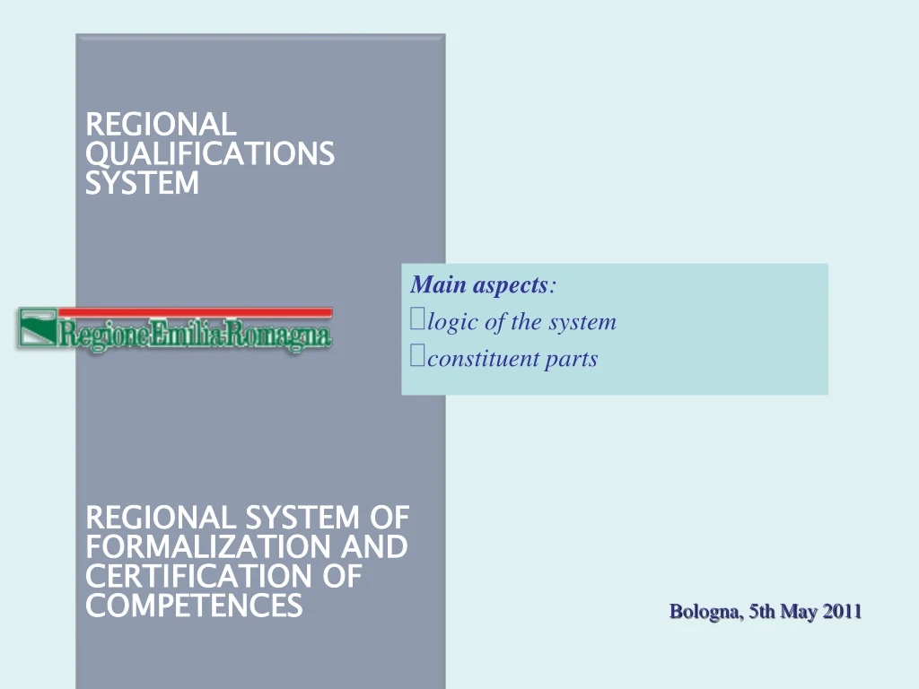 regional qualifications system regional system