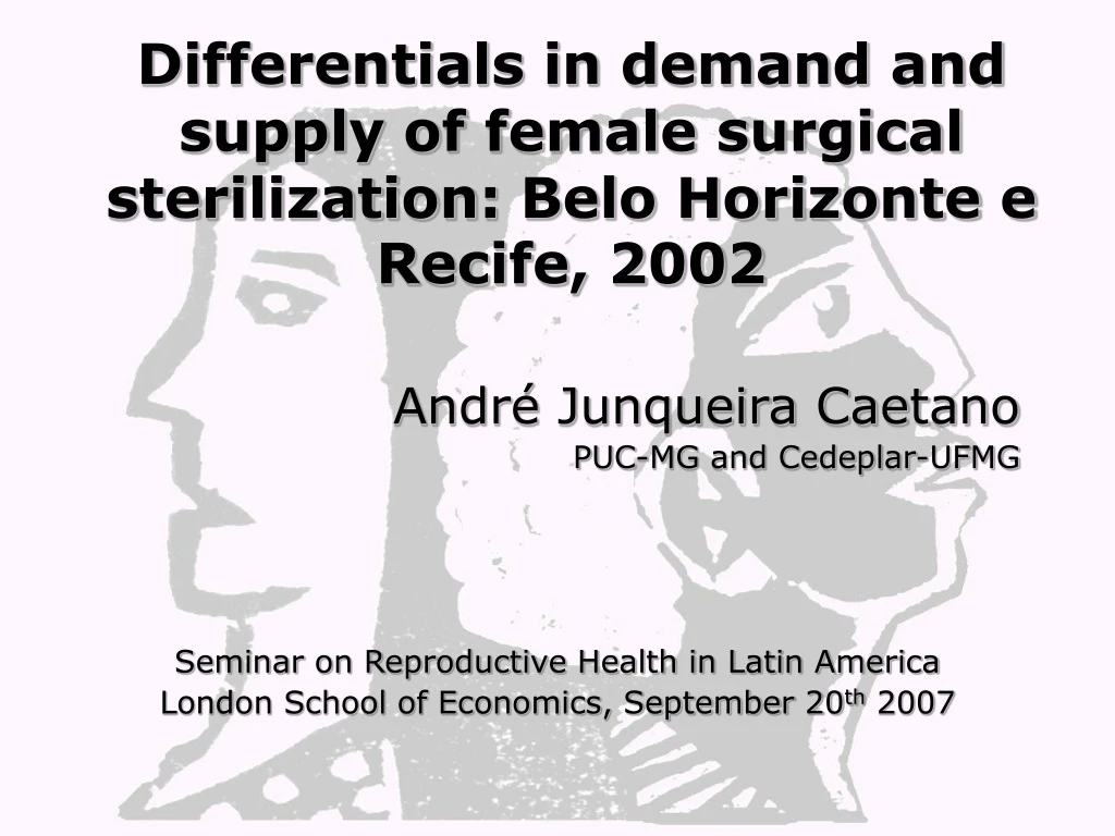 differentials in demand and supply of female