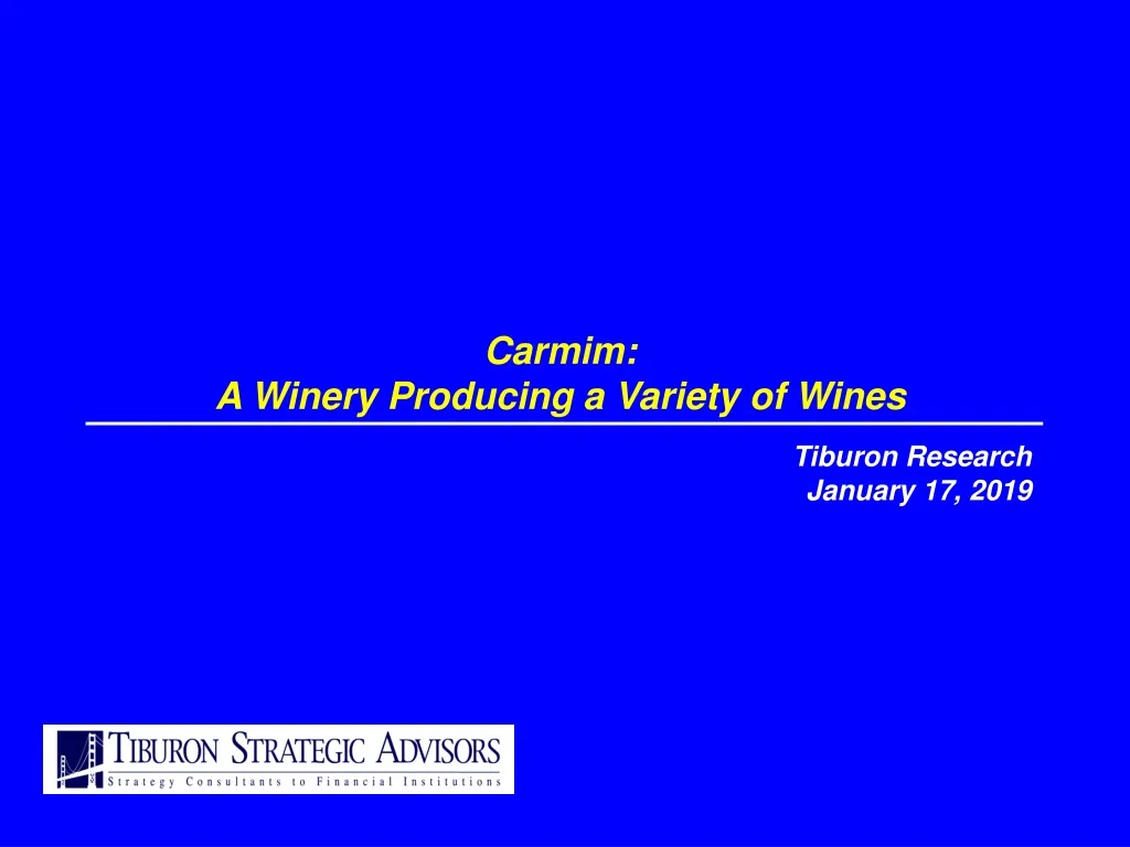 carmim a winery producing a variety of wines