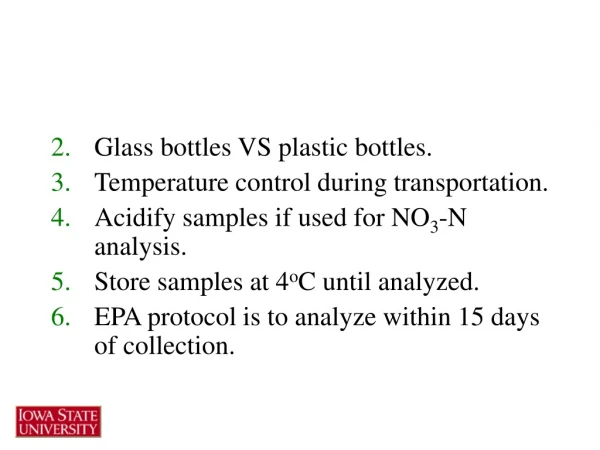 Glass bottles VS plastic bottles. Temperature control during transportation.