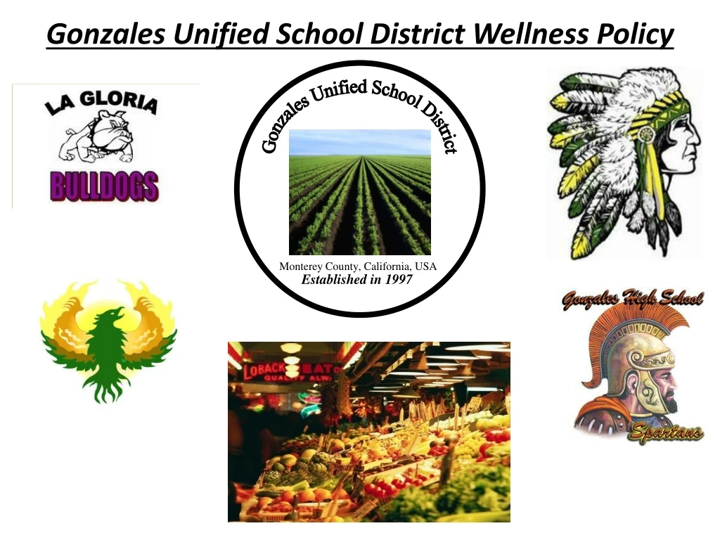 gonzales unified school district wellness policy