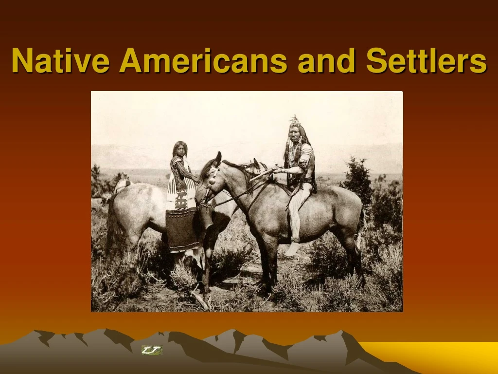 native americans and settlers