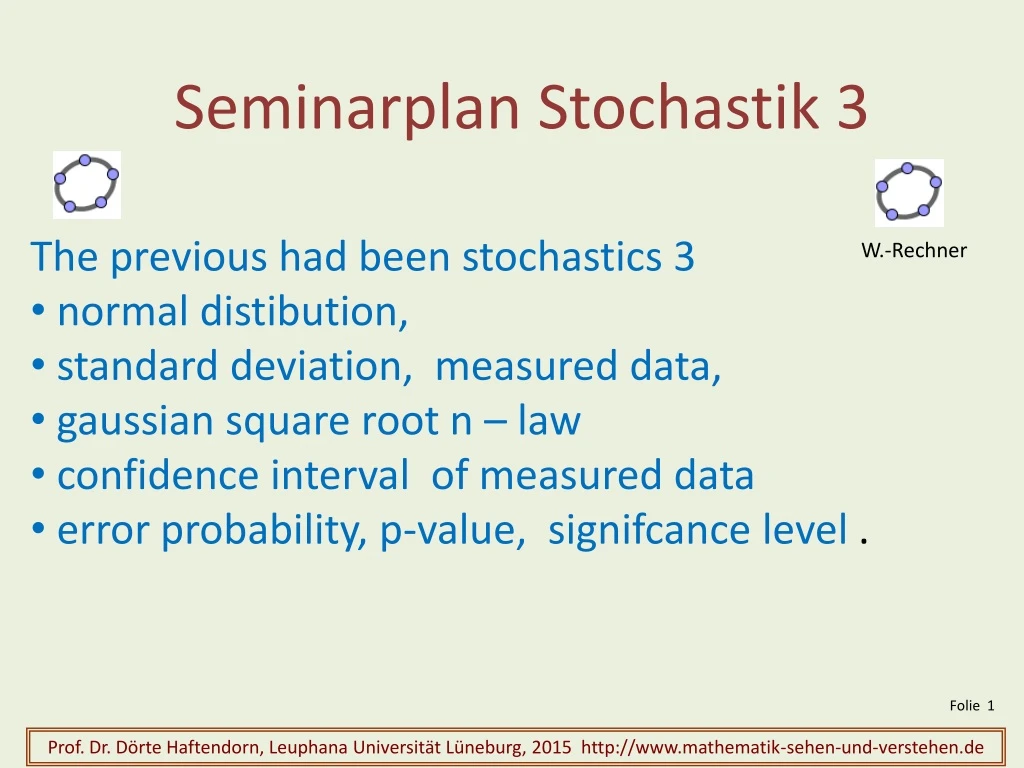 seminarplan stochastik 3