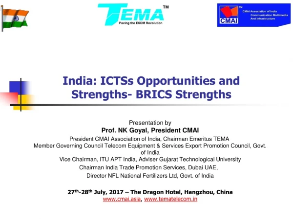 India: ICTSs Opportunities and Strengths- BRICS Strengths