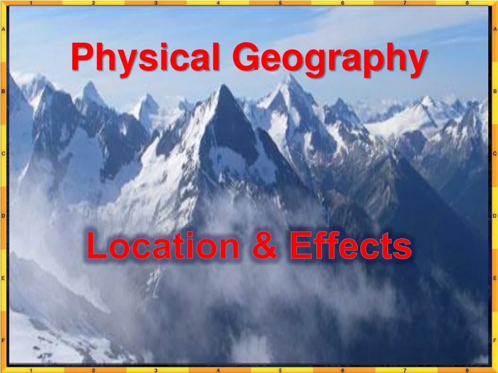 physical geography