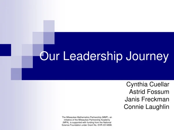 Our Leadership Journey