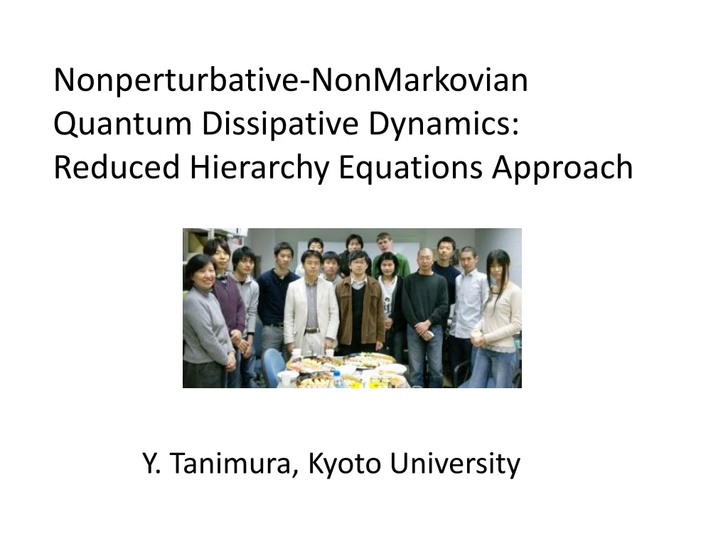 nonperturbative nonmarkovian quantum dissipative dynamics reduced hierarchy equations approach