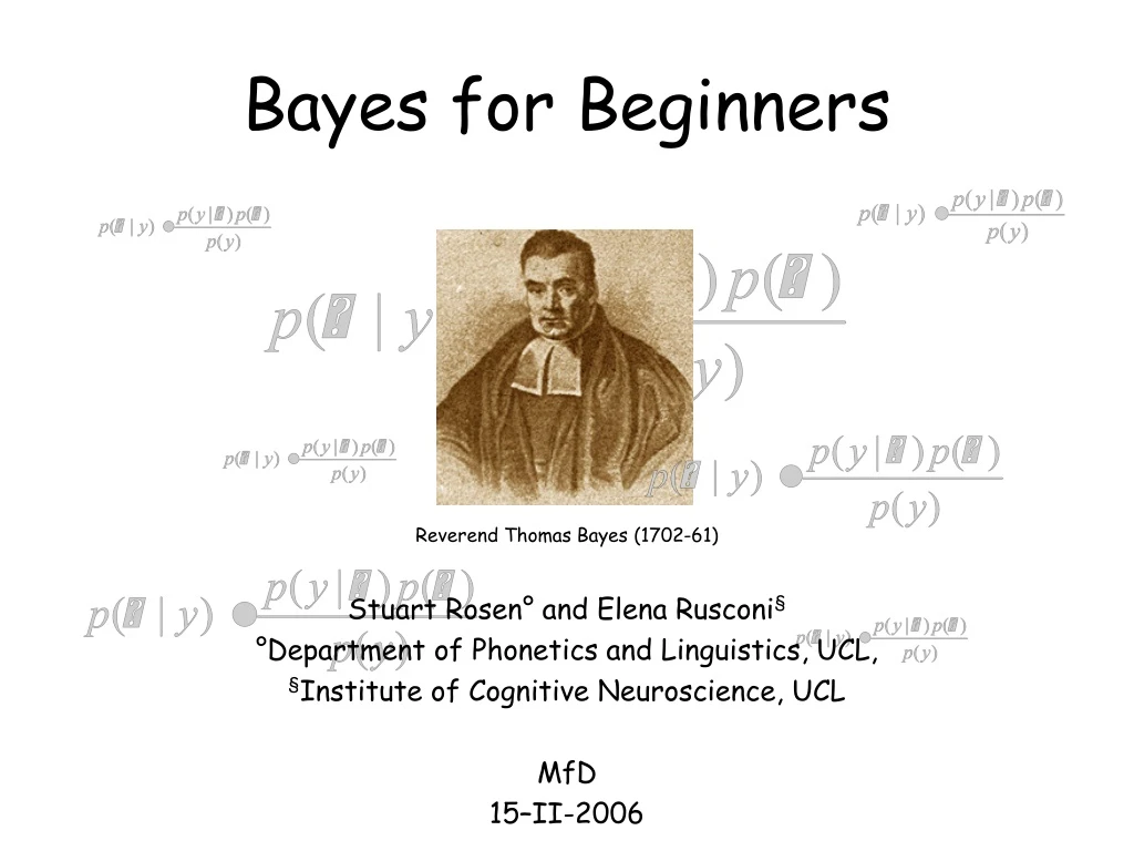 bayes for beginners