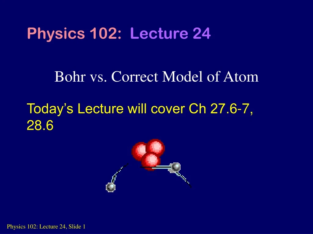 bohr vs correct model of atom