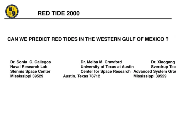 RED TIDE 2000